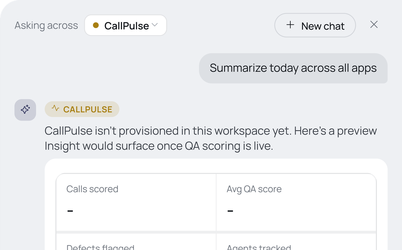 Insights AI chat preview