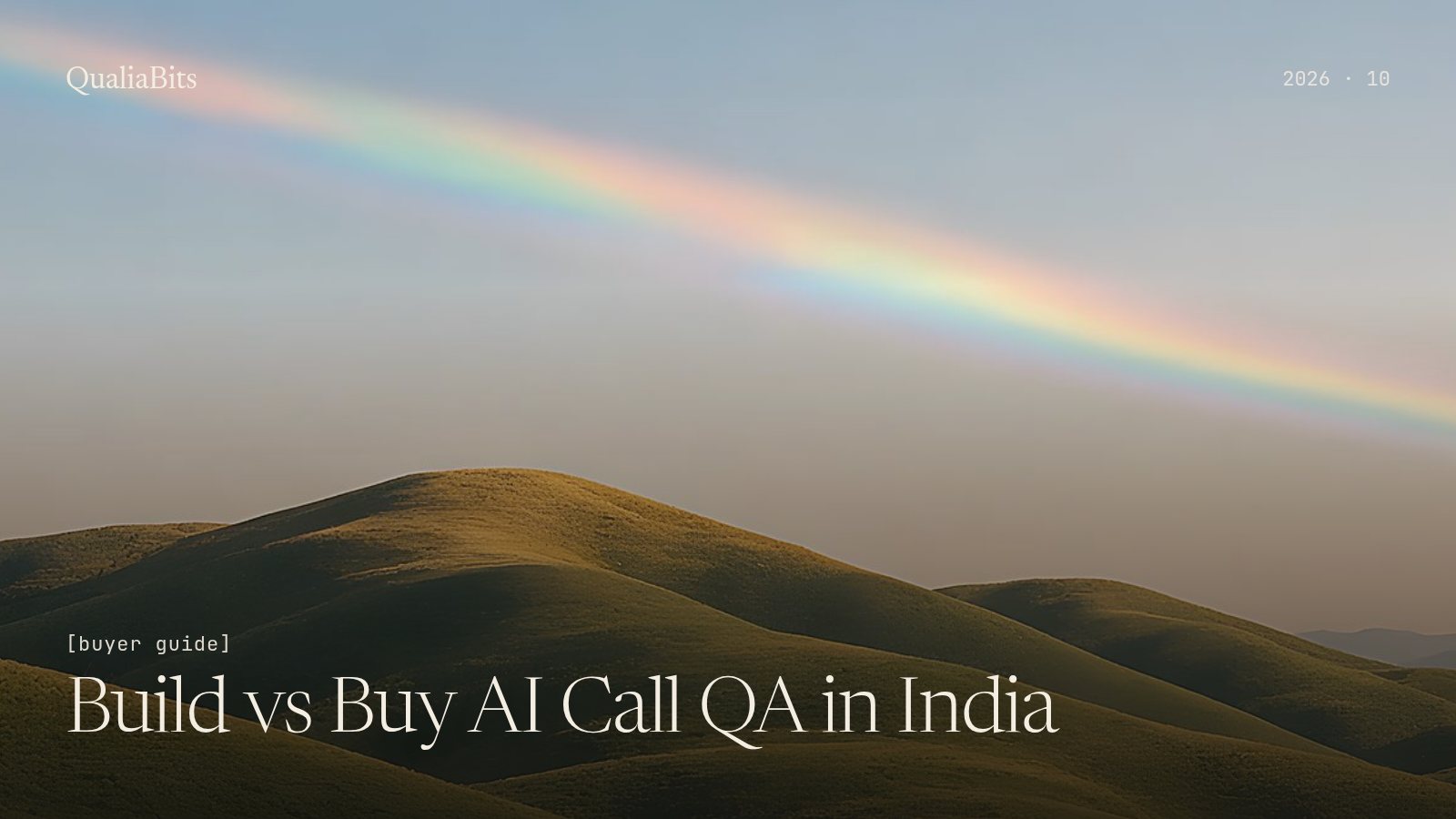 Build vs Buy AI Call QA in India: A Decision Framework for BPO Ops Leaders (2026)