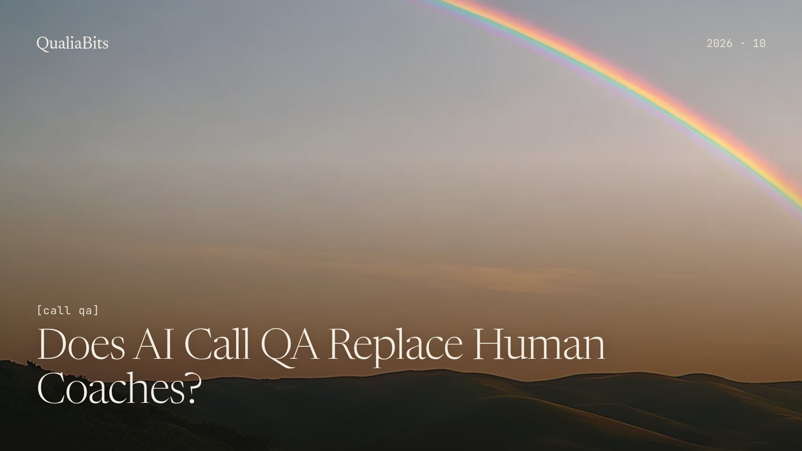 Does AI Call QA Replace Human Coaches? (No. Here Is the Split)