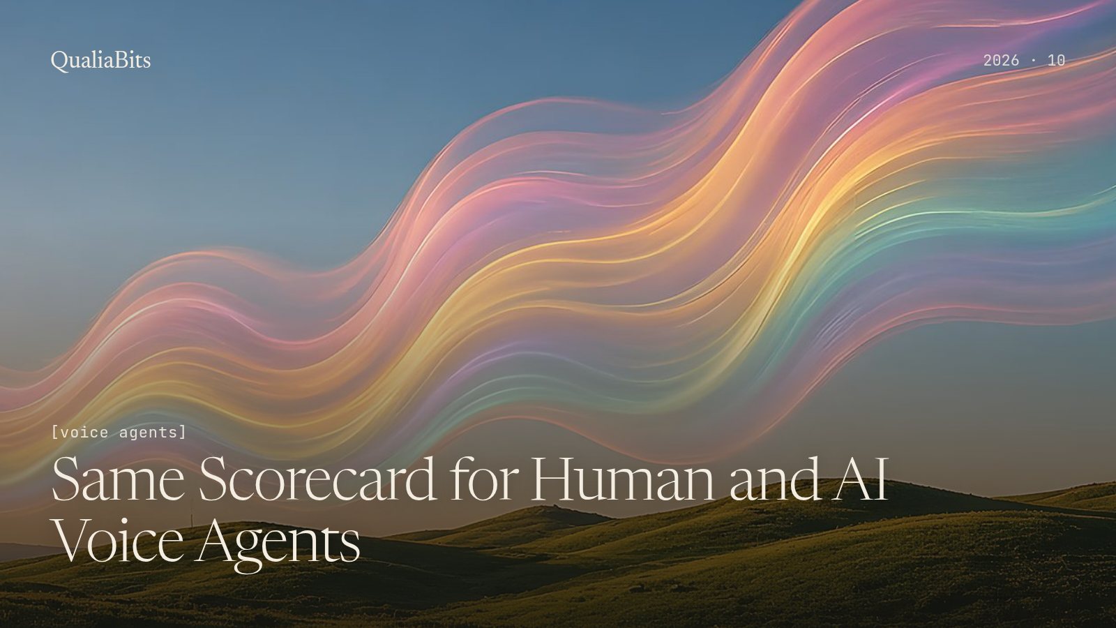 Same Scorecard for Human and AI Voice Agents: Why One QA Framework Wins